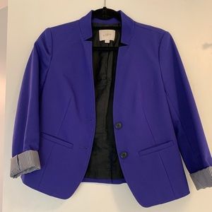 LOFT blazer in a blue/purple